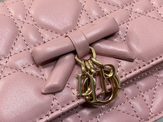 My Dior Mini Bag Cannage Lambskin S0984PU pink