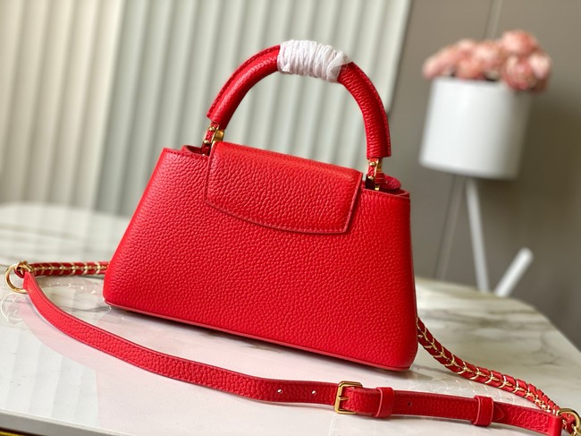 Louis Vuitton Capucines BB M27300 red