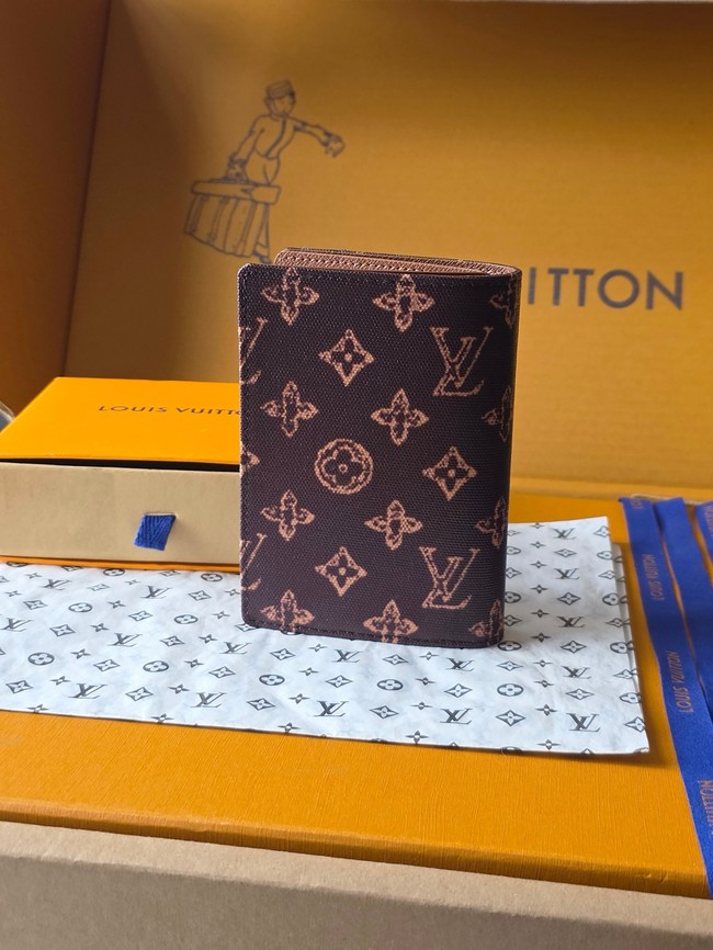 Louis Vuitton Passport Cover M27613 dark brown