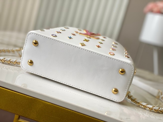 Louis Vuitton LV x TM Capucines East-West Mini M27636 white