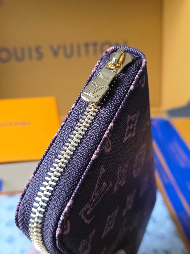 Louis Vuitton Zippy Wallet M27685 dark brown