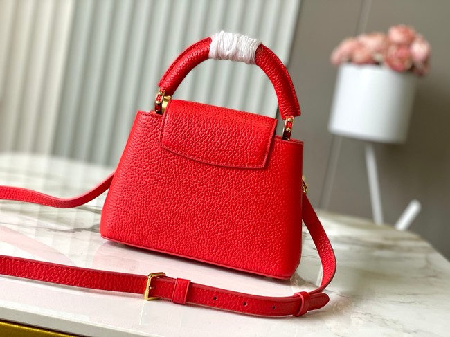 Louis Vuitton Capucines mini M28304 red