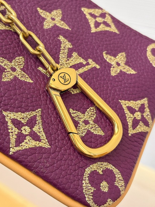 Louis Vuitton Speedy Bandouliere M28076 Purple