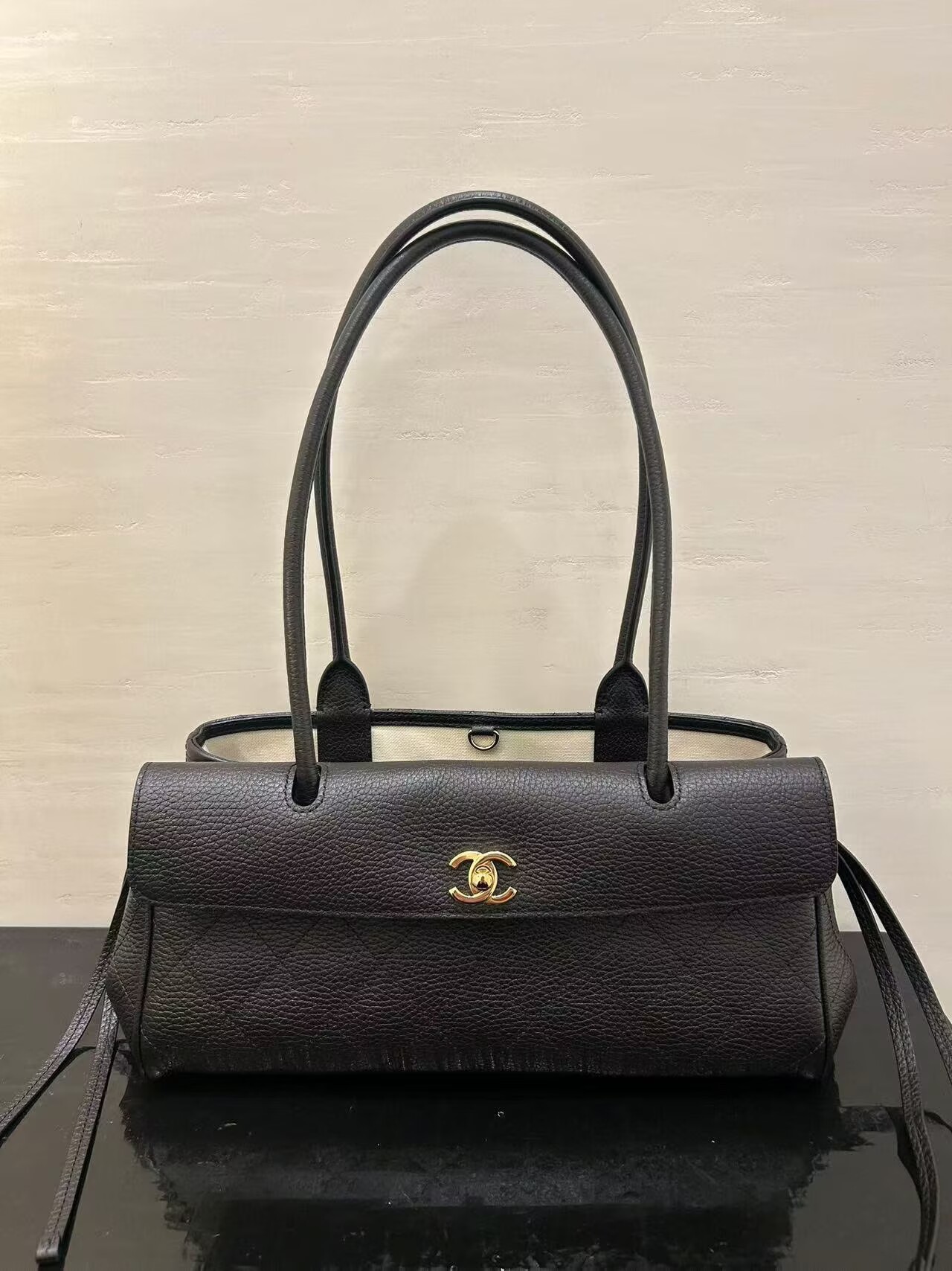 Chanel 2026SS Original  Leather Bag A31055 Black