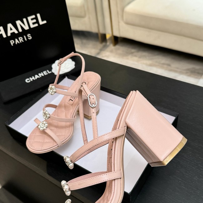 Chanel Sandals Laminated Lambskin 95mm G46964-2