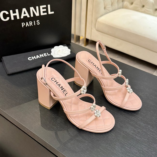 Chanel Sandals Laminated Lambskin 95mm G46964-2