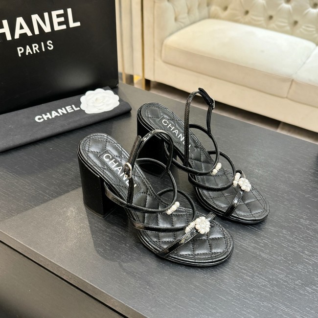 Chanel Sandals Laminated Lambskin 95mm G46964-3