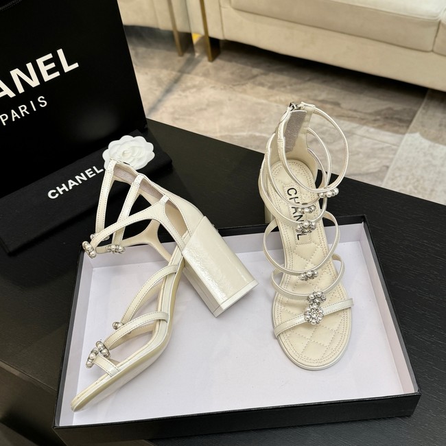 Chanel Sandals Laminated Lambskin 95mm G46999-4