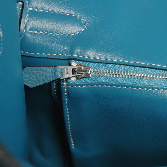 Hermes Birkin 30CM Tote Bags Smooth Togo Leather Blue Hermes Birkin 30CM Tote Bags Smooth Togo Leather Blue