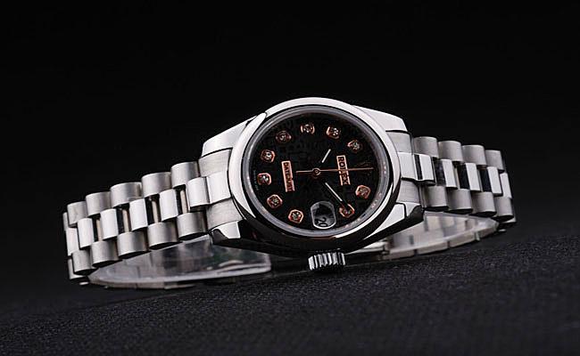 Rolex Datejust Golden&Black Cutwork Women 25mm Watch-RD3771 Rolex Datejust Golden&Black Cutwork Women 25mm Watch-RD3771