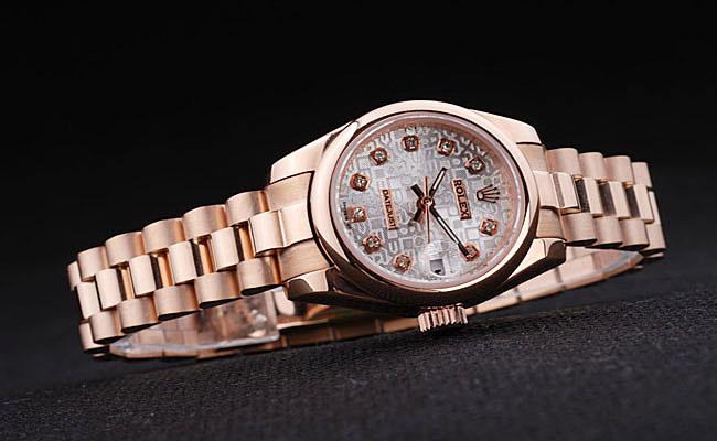 Rolex Datejust Rose Gold&White Surface 25mm Watch-RD3759 Rolex Datejust Rose Gold&White Surface 25mm Watch-RD3759