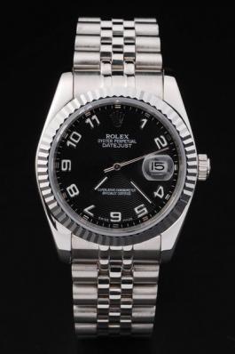 Rolex Datejust Silver Bezel&Black Surface Watch-RD2393 Rolex Datejust Silver Bezel&Black Surface Watch-RD2393