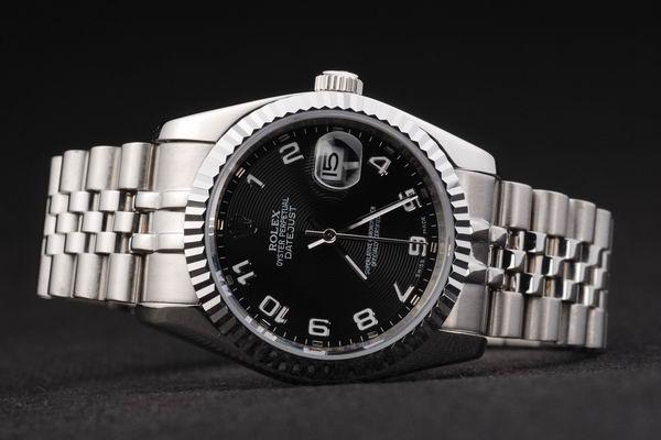 Rolex Datejust Silver Bezel&Black Surface Watch-RD2393 Rolex Datejust Silver Bezel&Black Surface Watch-RD2393