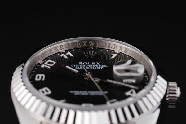 Rolex Datejust Silver Bezel&Black Surface Watch-RD2393 Rolex Datejust Silver Bezel&Black Surface Watch-RD2393